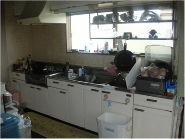 栃木小山　水まわりキッチン施工前